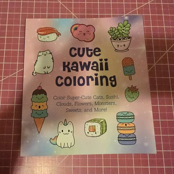 NEWCute Kawaii Coloring Coloring Book - Picture 2 of 6
